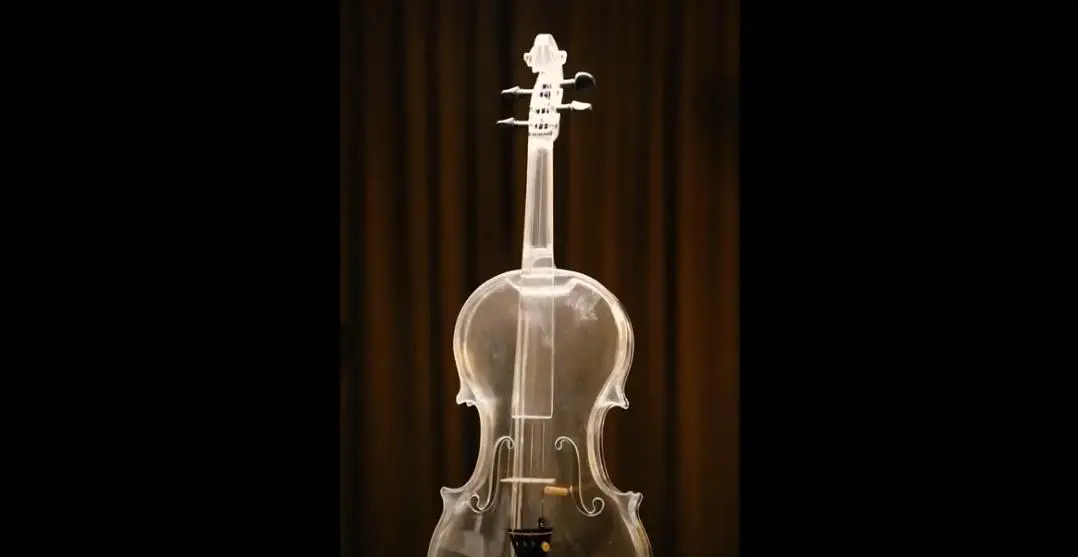 Đàn Violin stradivari in 3D